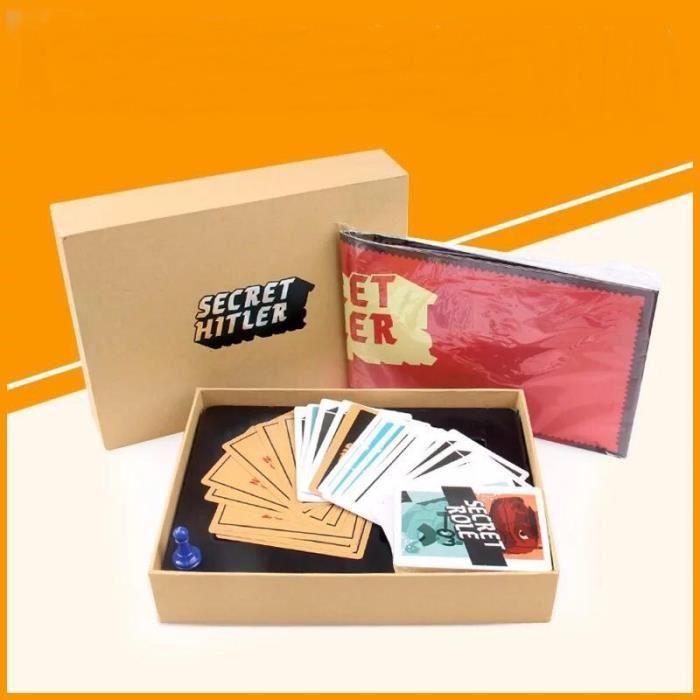 Secret Hitler Jeu De Cartes Plateau Rouge Cdiscount Jeux Jouets