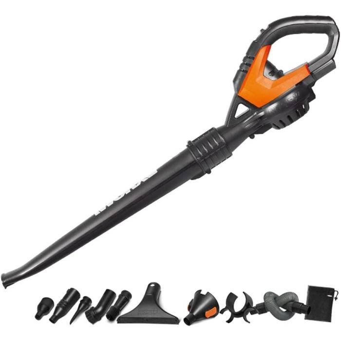Souffleur Sans Fil Mini - Turbo Jet Pour Jardin, Voiture Et Nettoyage