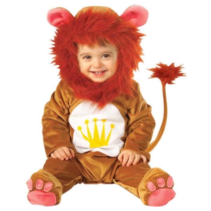 Deguisement Lion Bebe Taille 12 18 Mois 92 Cm Deguisement Pour Enfant Garcon Et Fille Anniversaire Carnaval Expedition De Achat Vente Gant Moufle Cdiscount