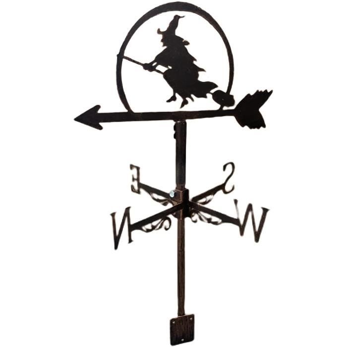 Girouette De Jardin Extérieur En Métal - Girouette Toit Durable Résistante Aux Intempéries