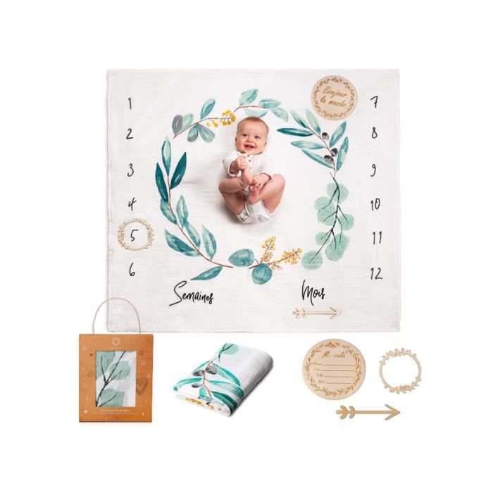 Coton Couvertures D'Emmaillotage Mousseline, Bébé Couvertures