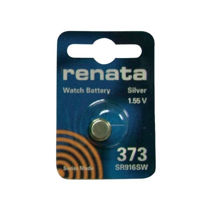 Pile bouton 373 oxyde d argent 1.55 V 29 mAh Re Cdiscount Jeux