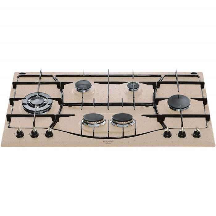 Hotpoint Ariston PHN 960MST AV RHA Table de cuisson au gaz Avoine 6 foyers - vue 2