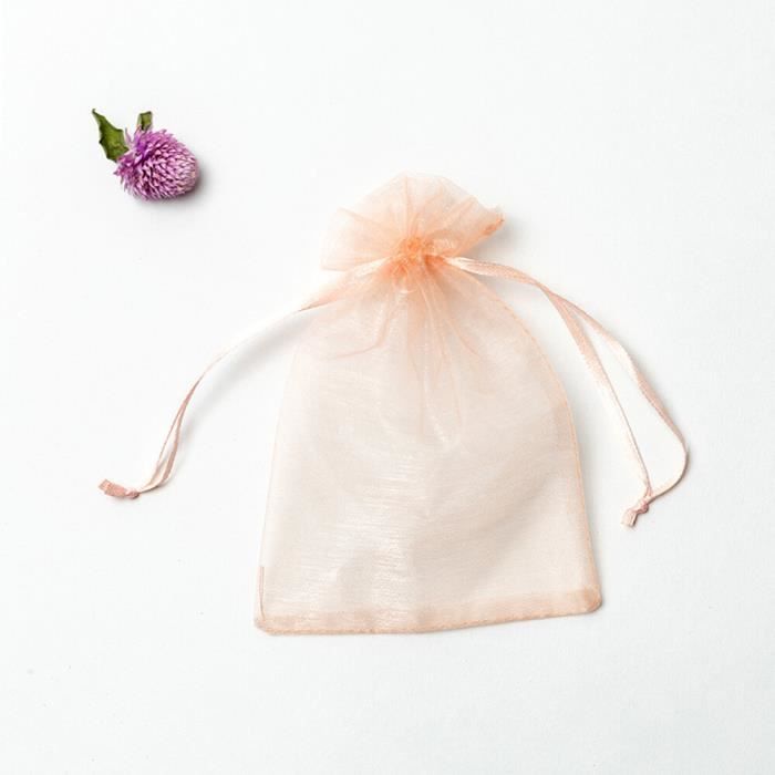 Lot De 50 Sacs De Protection Pour Raisins En Organza - 20x30 Cm, Avec Cordon De Serrage, Contre Oiseaux Et Insectes - 11