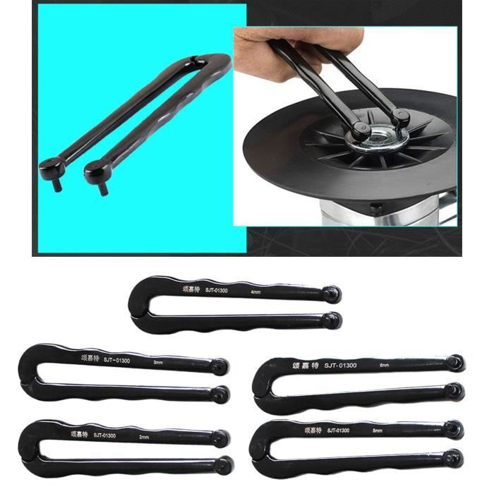 LUKRA FireAngels Clé à Molette Réglable 100-170 Mm Pour Couvercle Pompe à Carburant Auto - 3 Mâchoires