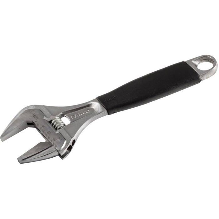 Bahco Clé à molette 170 mm 9029 C, ouverture max 32 mm, acier haute performance - finition chromée