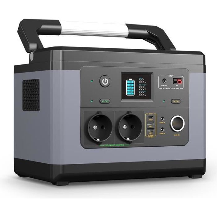 Centrale électrique ALLPOWERS 606Wh – 700W (1400W Crête) – Générateur Solaire Portable
