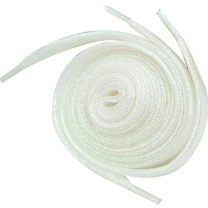 lacets plats paillettes