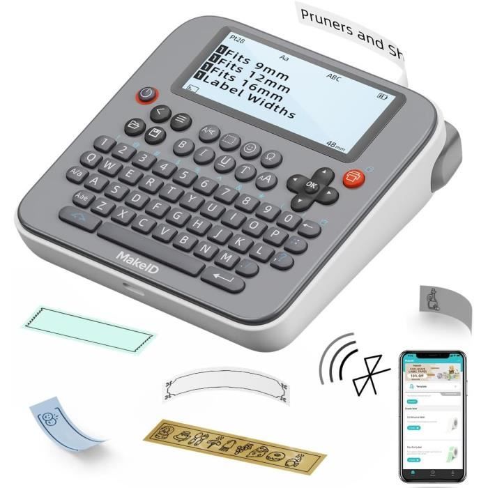 M221 Étiqueteuse - Imprimante Thermique D'Étiquettes Bluetooth, Pour
