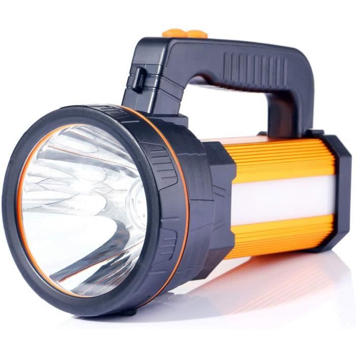 Projecteur Lampe De Poche LED Portable 900 Lumens - Rechargeable - GOODSMANN - Pour Extérieur Et Urgence