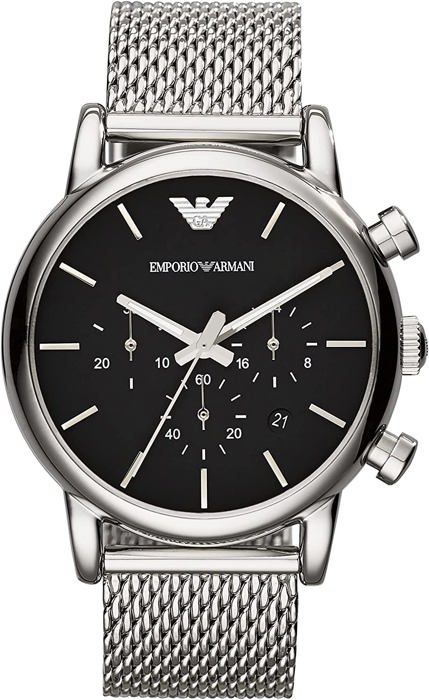 Emporio Ar Hommes i Classic Chronograph Black D… Gris, Classique -  Achat/vente montre Homme Gris Acier - Cdiscount