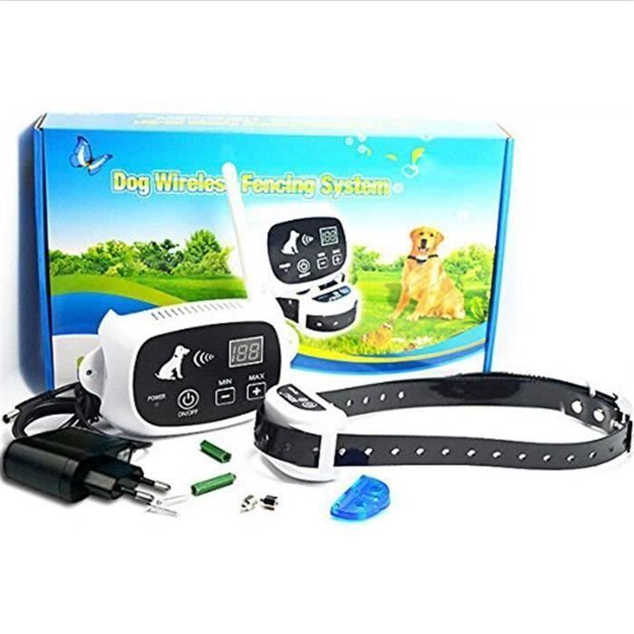 Meilleurs prix pour Système de Clôture Electronique Sans Fil Rechargeable pour Chiens