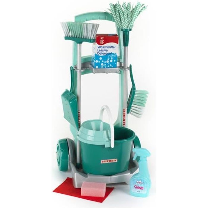 Klein Chariot De Menage Leifheit Avec Accessoires Cdiscount Jeux Jouets