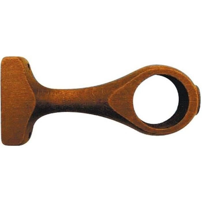 Support monobloc long - D: 35 mm - noyer