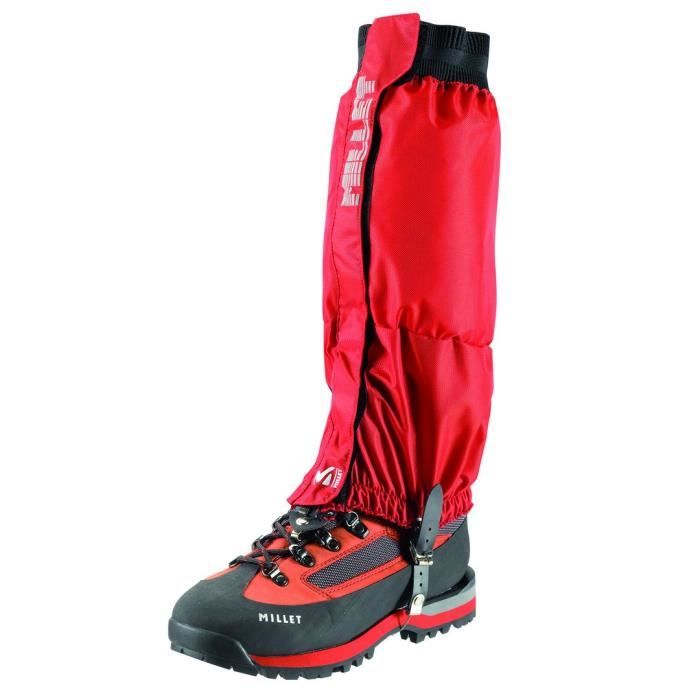 Guêtres Millet ALPINE GAITERS... Rouge Cdiscount Sport