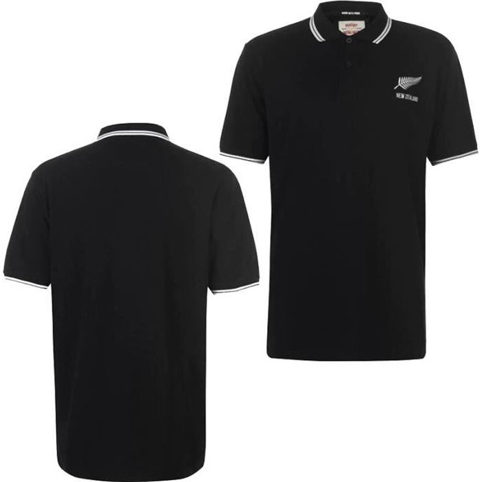 Polo de rugby try noir homme - Union Black