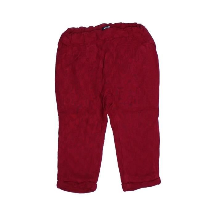 Pantalon Bebe Fille Kiabi 18 Mois Rouge Hiver Vetement Bebe Rouge Cdiscount Pret A Porter