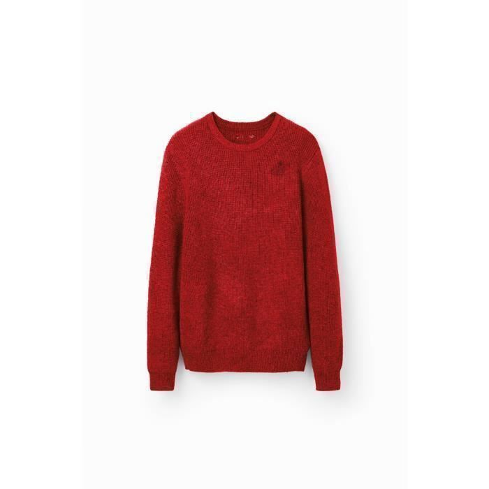 Robe Ou Pull En Velours Côtelé Noir Brodé - Taille 5-6 Ans - Occasion Très Bon état - Style Pied-de-poule