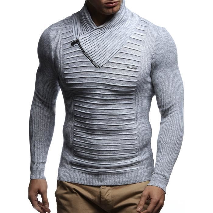 pull col zippé lacoste