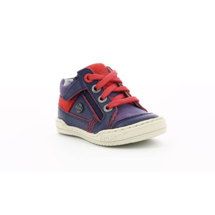 basket en cuir garcon