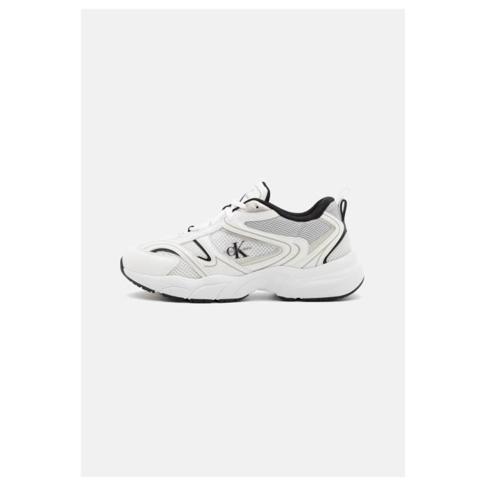 Calvin Klein Sneakers bimatière Rétro  -  Calvin klein - Femme