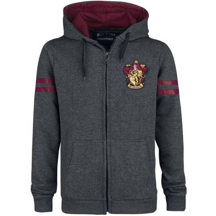 Harry Potter Gryffindor Sweat Sweat à Capuche Imprimé Pull Unisexe Veste Manteau