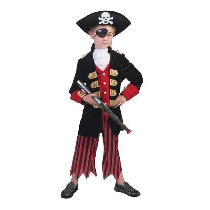 Pack déguisement de pirate garçon avec sabre et pistolet : Deguise-toi, achat de Déguisements enfants