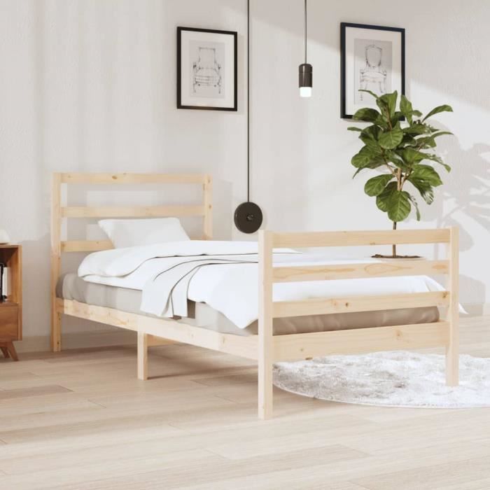 Lit 90x200cm Rembourré Avec Tête De Lit Fleur - Cadre Sommier à Lattes Bean Paste Red Sans Matelas
