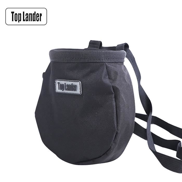 FUZVOL Sac à Magnésie Bleu Avec Ceinture Réglable - Sac à Craie Escalade Outdoor