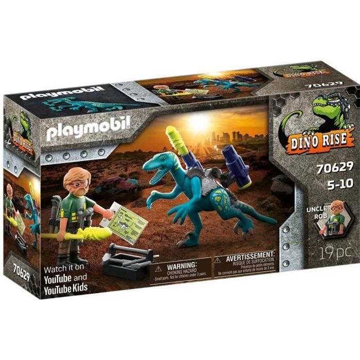 Playmobil 9431 Enfants Moto avec Raptor Children's Toy Set