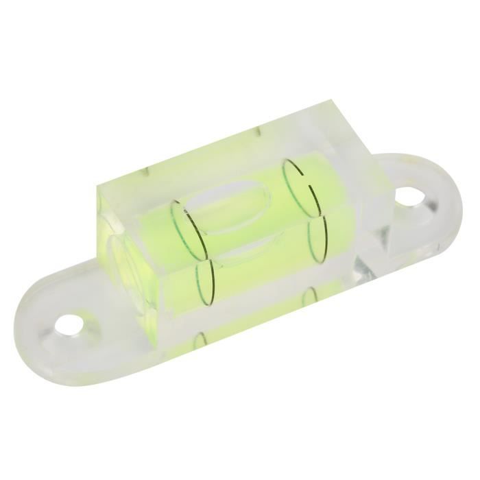 Niveau à Bulle Magnétique T Croisé Pour Camping-car Et Caravane - PMMA Incassable, Dimensions 58x44x13 Mm