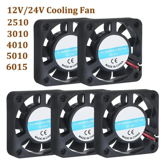 Compact 25x25mm DC Fan 5V with XH2.54 Connector Compact 25x25mm DC Fan 5V with XH2.54 Connector
