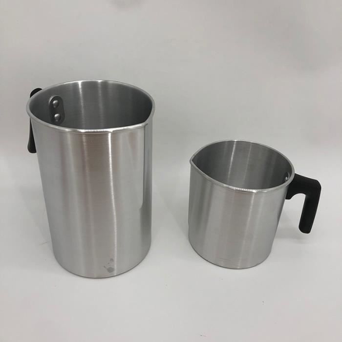 Pot De Fusion Cire Bougie 3L En Acier Inoxydable - Pichet Avec Poignée Pour Fabrication Artisanale