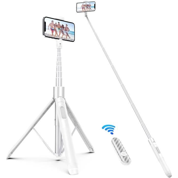 Perche à Selfie Trépied pour Sartphone - ASHINER 180c Hauteur Support