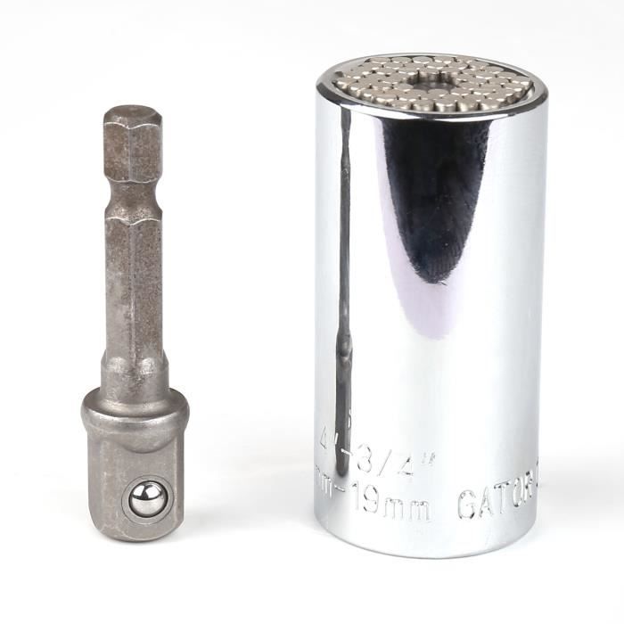 Adaptateur 1/2" à 3/8" Pour Douille - Pour Cliquet Ou Outil Impact, Acier Chrome-vanadium