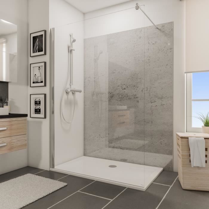 Panneau mural 150 x 210 cm, revêtement pour douche et salle de bains