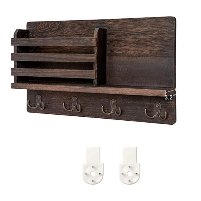 Millwood Pines Porte-courrier pour organisateur de courrier mural avec Millwood Pines Porte-courrier pour organisateur de courrier mural avec