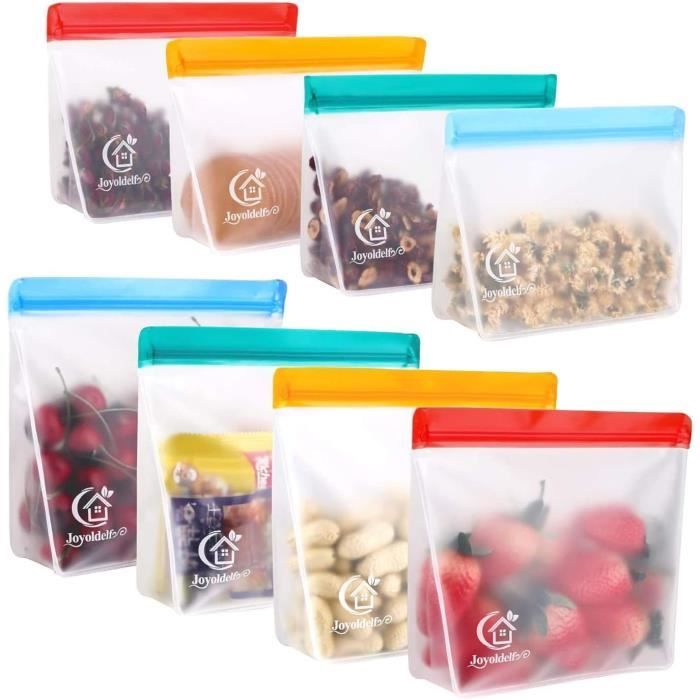 Mumusuki Sacs En Silicone PEVA Sacs De Stockage De Legumes Alimentaires