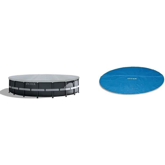 Telone A Bolle Intex Per Piscina Rotonda Ø 5,49m - Mantiene Il Calore, Spessore 120 Micron - Modello UTF00165