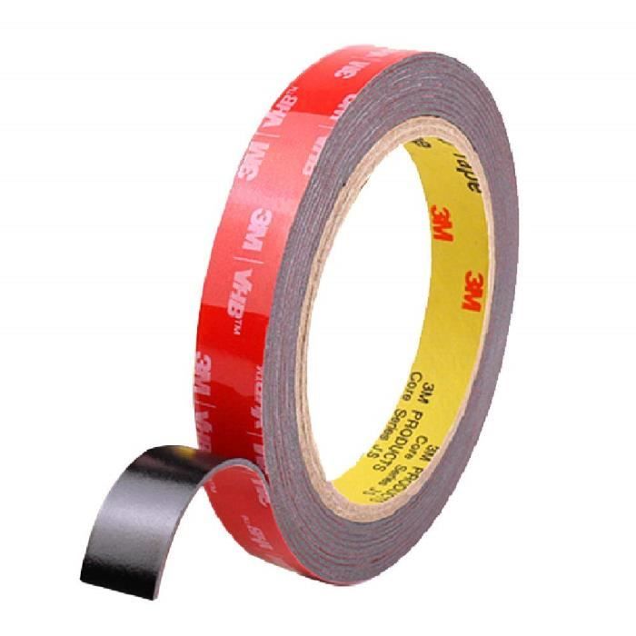 Ruban Adhésif Double Face 3M - Largeurs 2mm, 3mm, 5mm - Transparent - Neuf