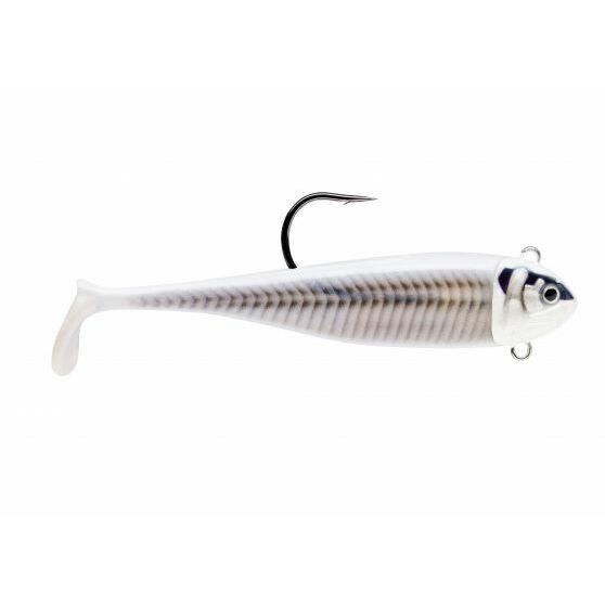 Lotto 20 Pacchetti Di Esca Storm Slop Hopper - 5 Pezzi Per Pacco - Colore Purple Flow - Soft Lure