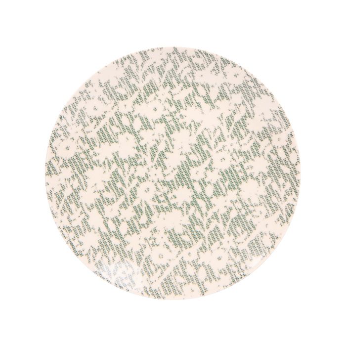 Assiette plate Léa verte 27 cm (lot de 6) - Table Passion