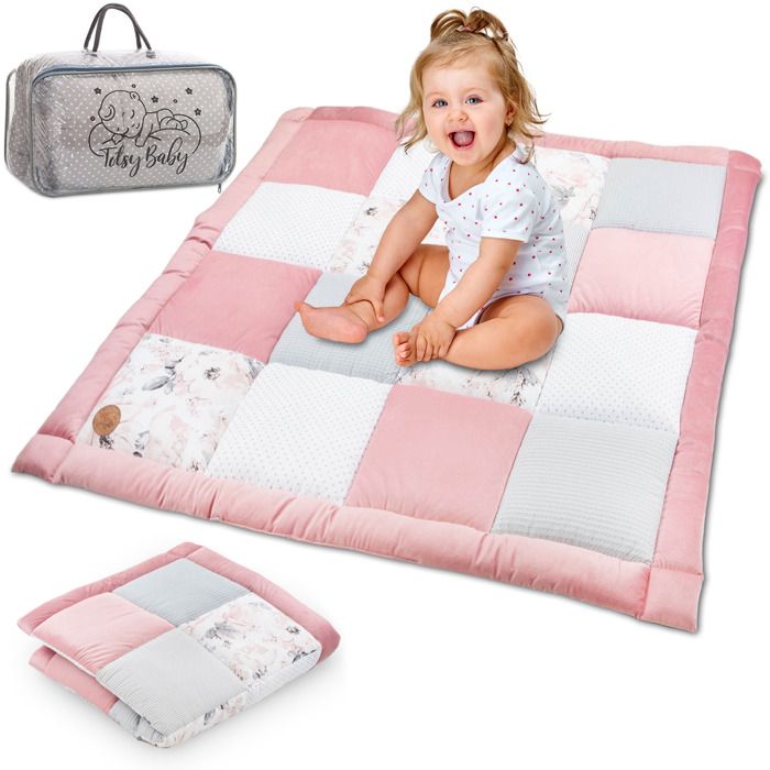 YUMBOT Parc Bebe,120x120cm Parc Bebe Avec Tapis, Parc Bu00e9bu00e9