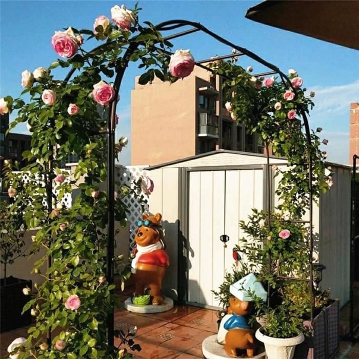 Arche De Jardin Avec Bac De Fleur
