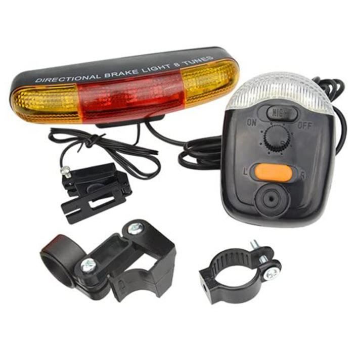 Feux Arrière De Moto, Led De Frein De Clignotant 12V Feu De Plaque D'Immatriculation Pour Moto