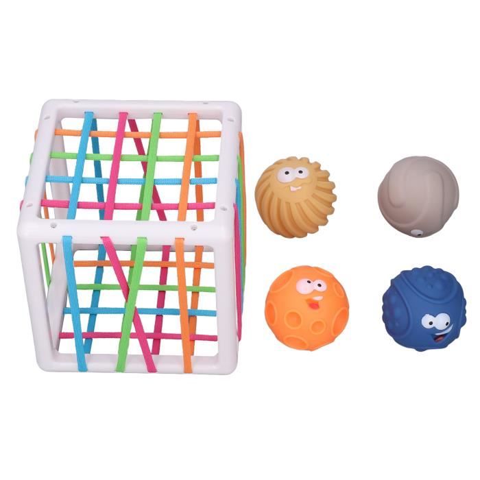 Drfeify Bac de tri sensoriel Jouet de Tri de Forme de bébé, Poubelle Sensorielle pour Enfants