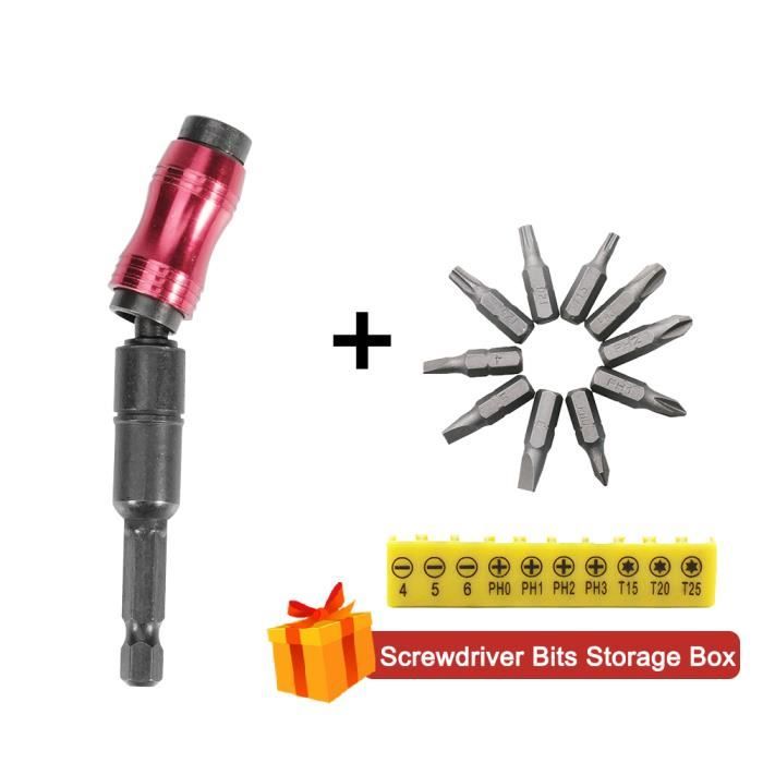 Jeu 54 Pièces écrous Magnétiques - Embouts 1/4" Métrique & SAE - Acier Cr-V - Boîte De Rangement