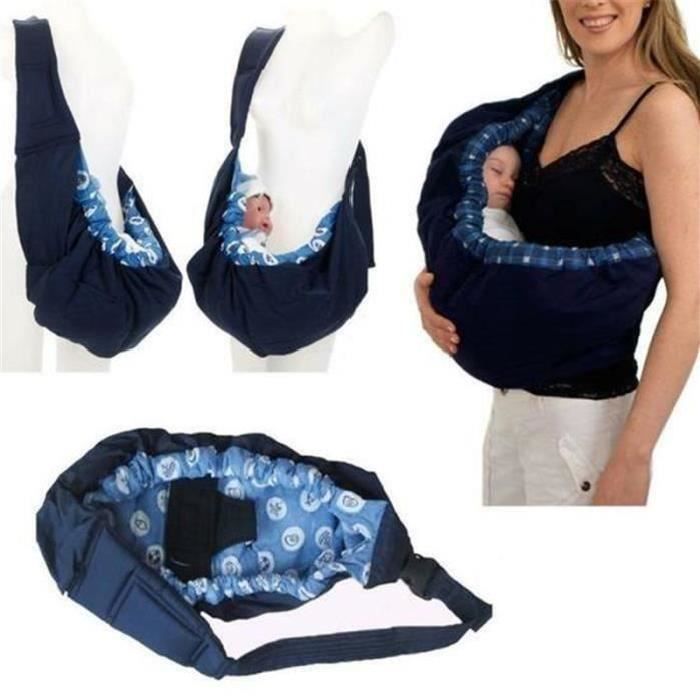 Nouveau-né Porte bébé réglable Sling Wrap Bébé poussette