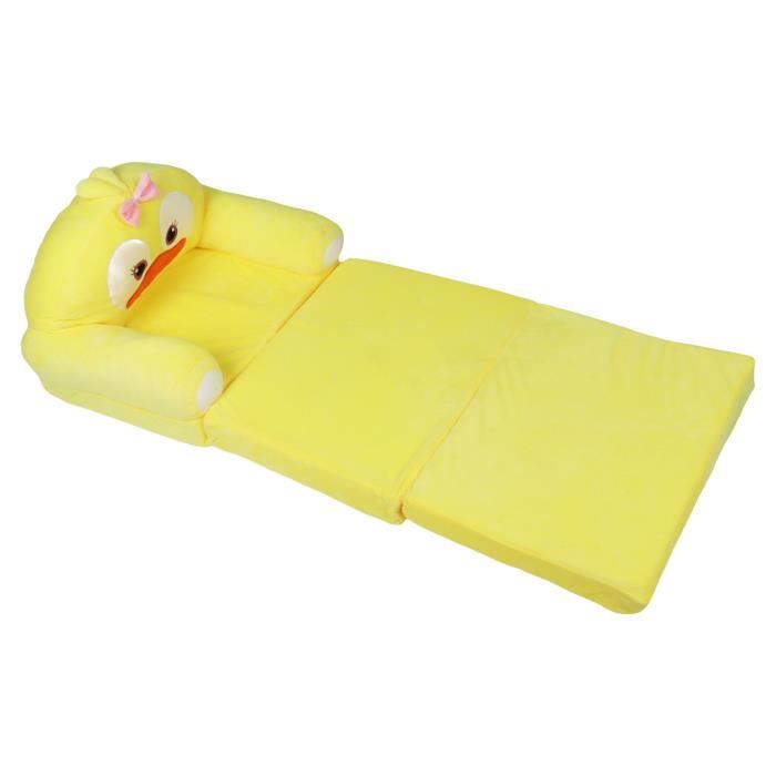 Canapé-lit Pliable Pour Enfant Motif Dinosaure - Doudou, Confortable, 3 Positions, Housse Amovible