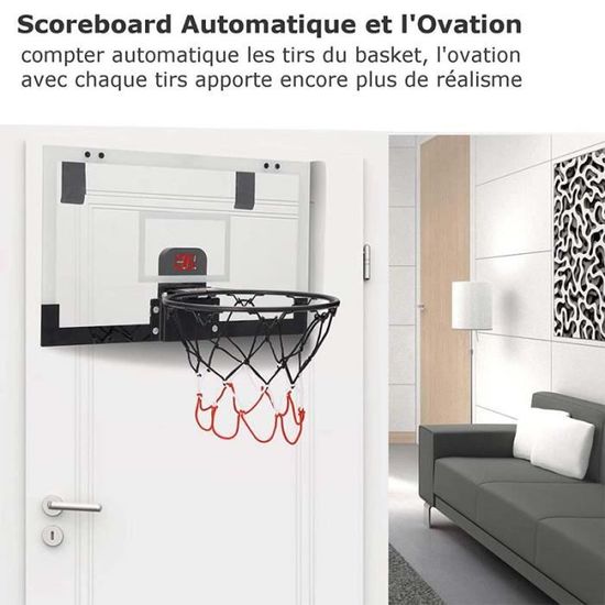 Panier de Basket Enfant Intérieur Mural avec Scoreboard